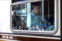 An Extraordinary Time. Photo: The Bus Stop. © Karen Ducey / Seattle Post-Intelligencer