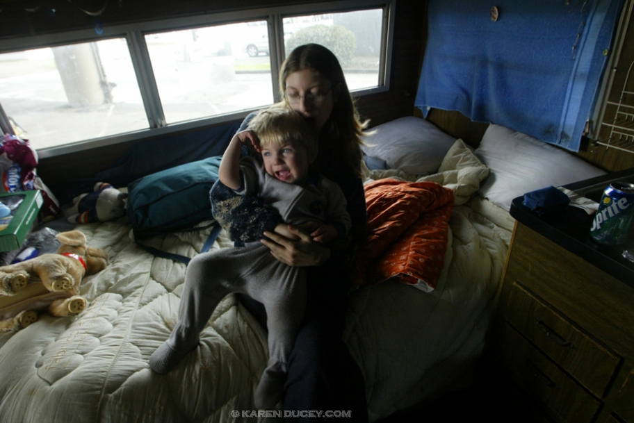 An Extraordinary Time. Photo: Under the Bridge  © Karen Ducey / Seattle Post-Intelligencer 
